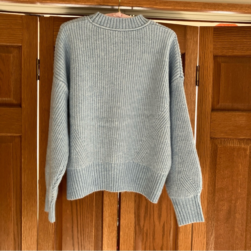 Time and Tru icy blue Women's Sweater large - Picture 4 of 10
